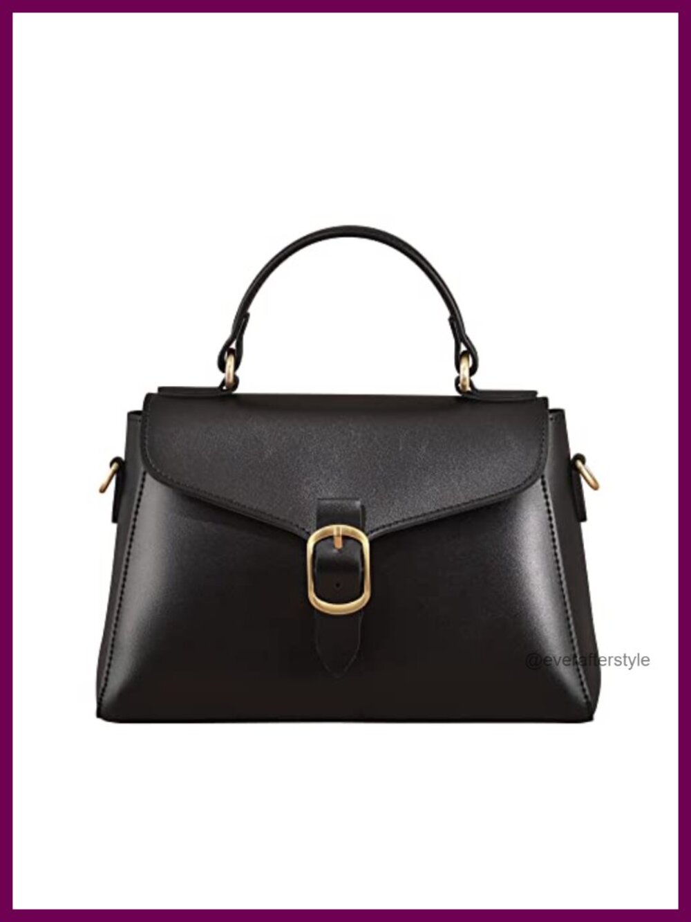 Vintage Vegan Leather Top Handle Satchel Flap Bag for Women Retro Purse